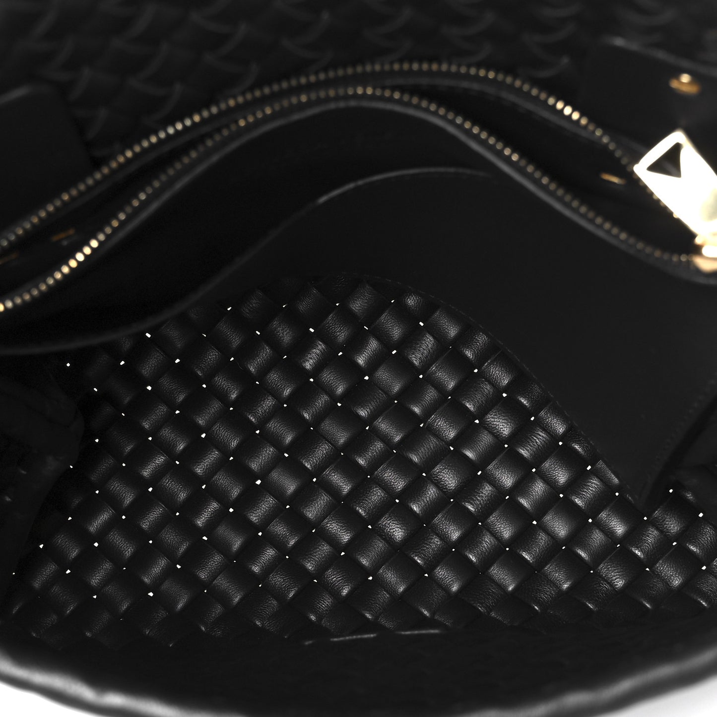 Nappa Intrecciato Patti Top Handle Bag Space