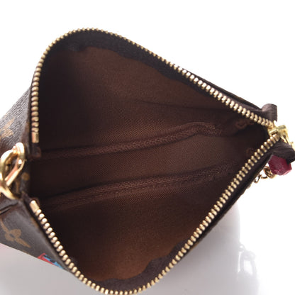 Louis Vuitton Monogram 2017 Christmas Animation Mini Pochette Accessories 5 of 8