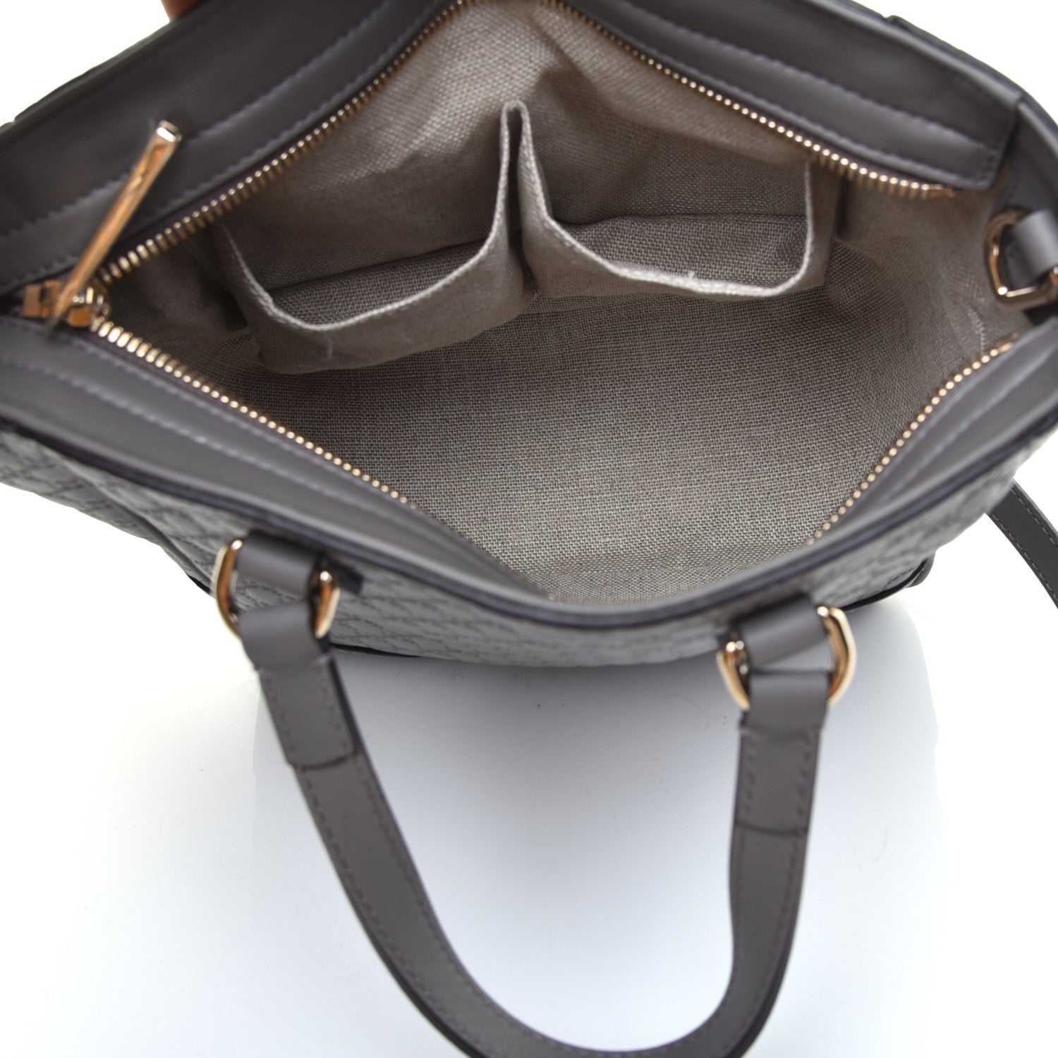 Gucci Microguccissima Small Bree Tote Graphite 5 of 9