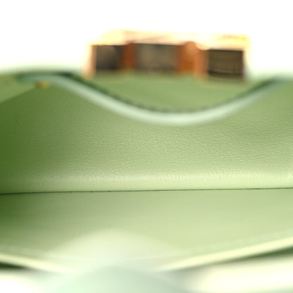 Louis Vuitton Taurillon Summer Stardust Mini Capucines Vert D'eau 5 of 9