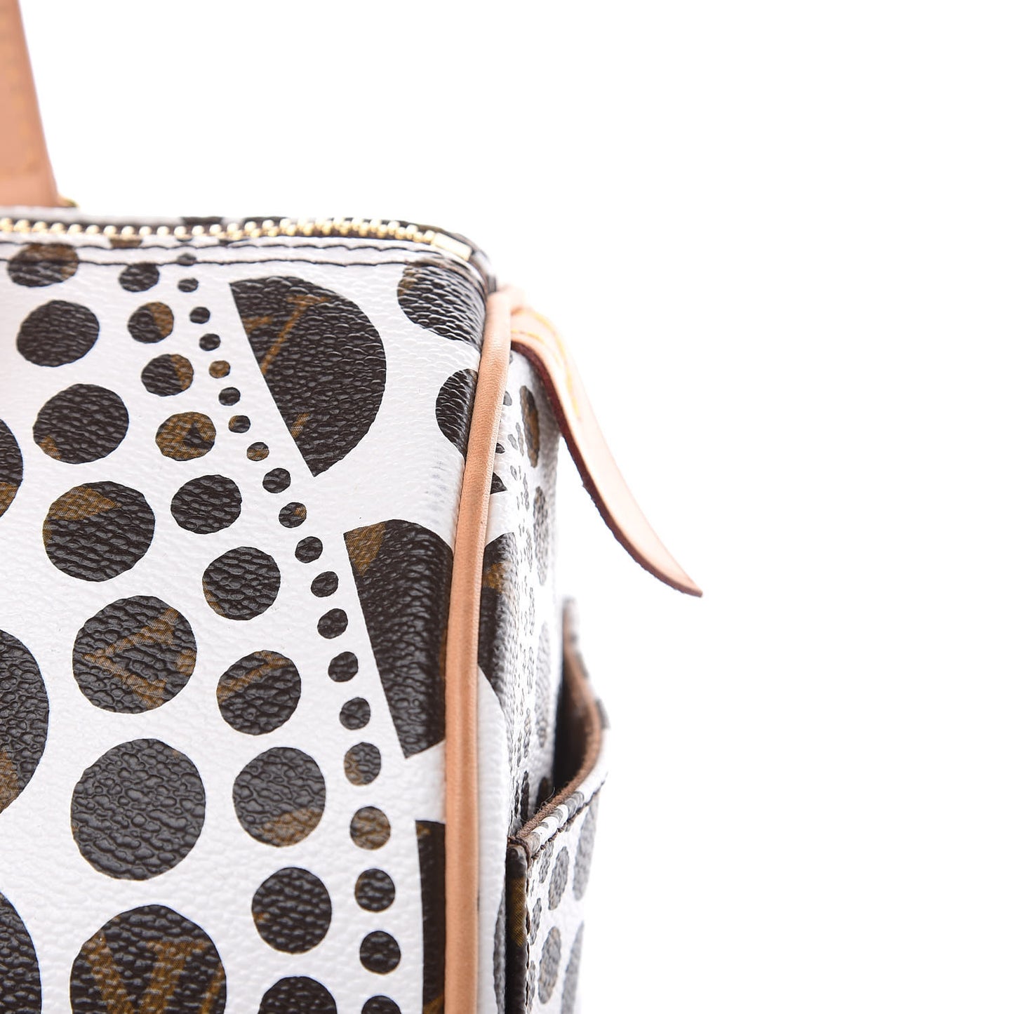 Monogram Kusama Pumpkin Dots Papillon 30 White