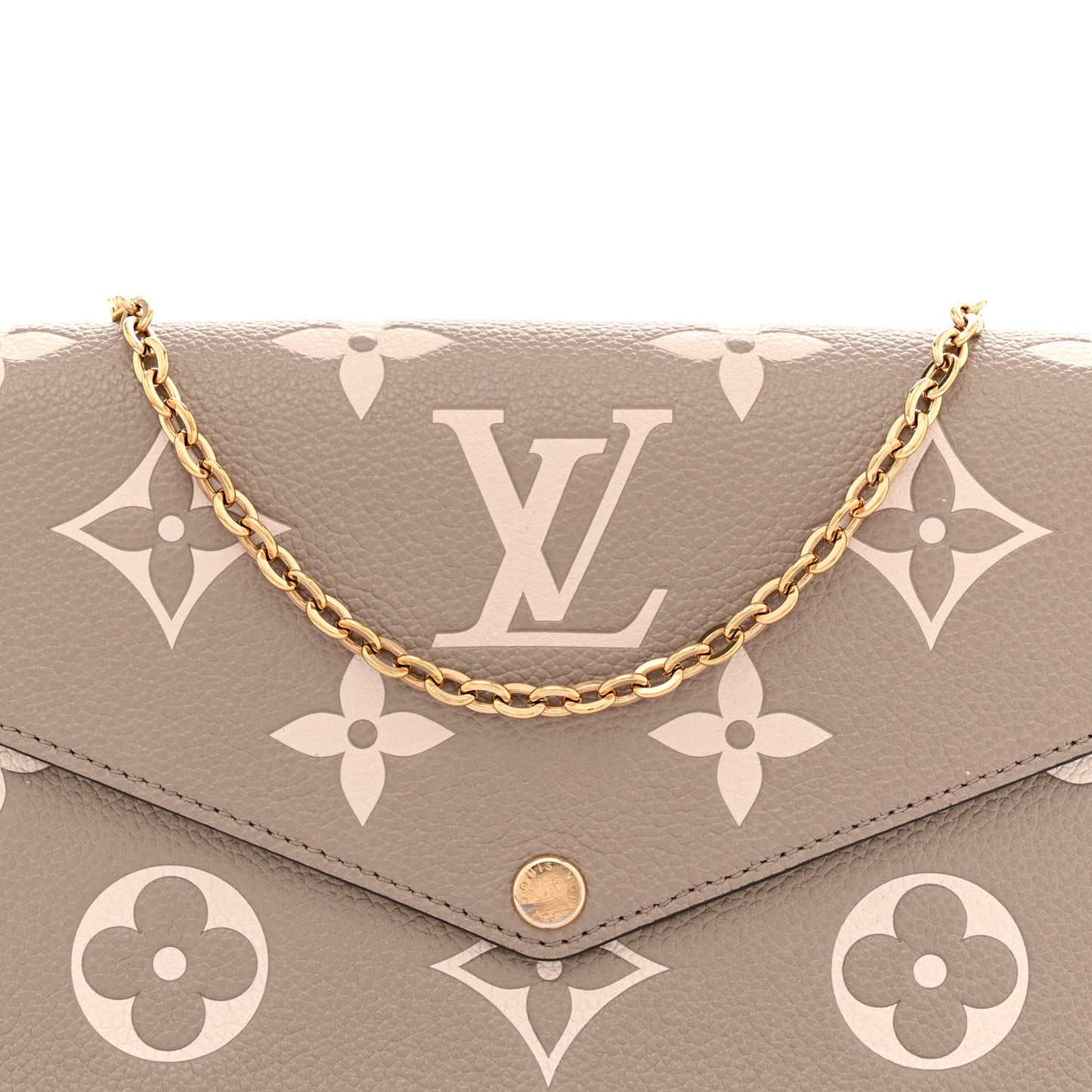 Empreinte Monogram Giant Felicie Pochette Tourterelle Creme