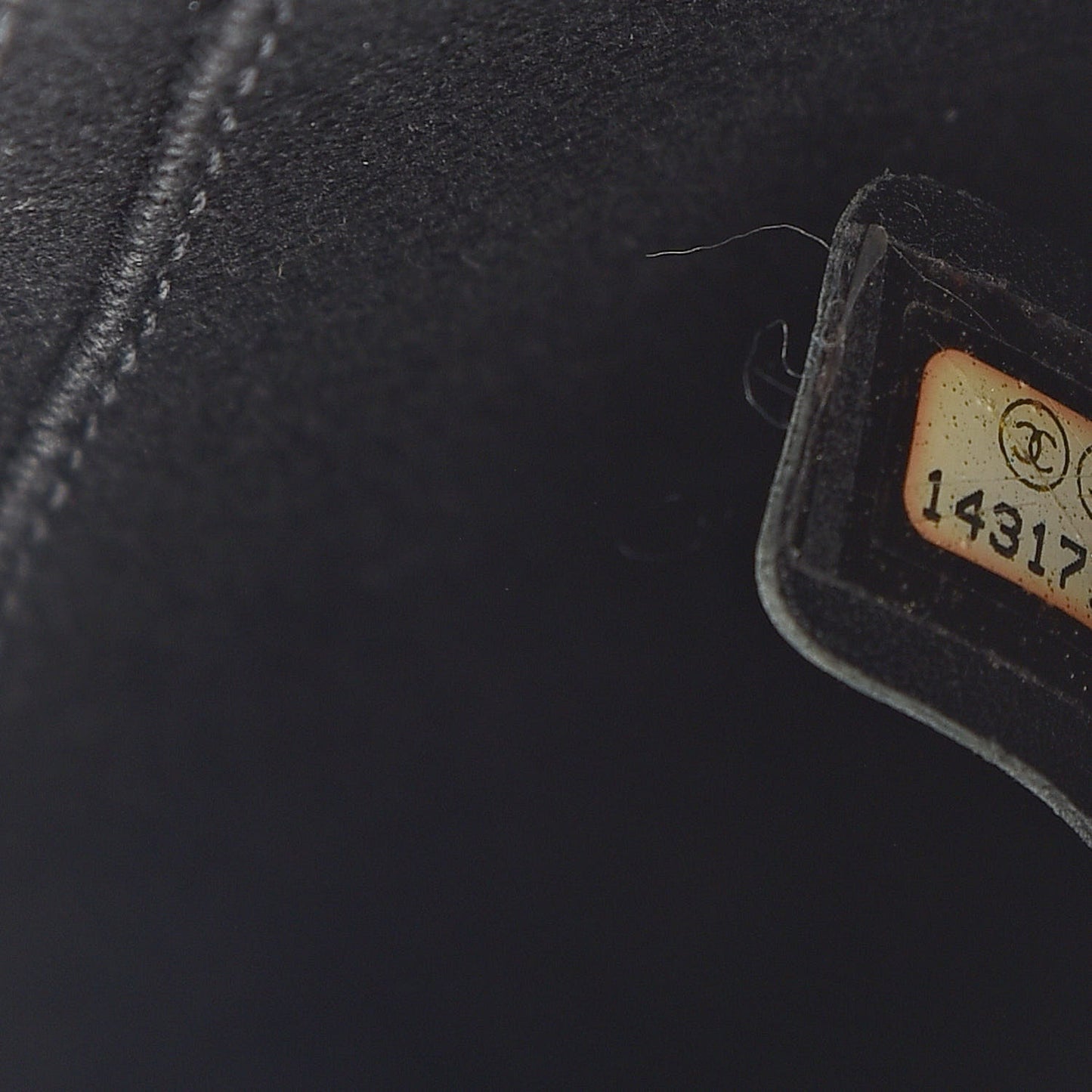Vinyl Quilted In the Business Flap Bag Black