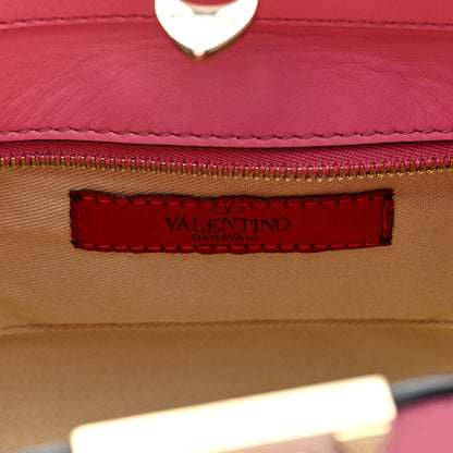 Valentino Garavani Vitello Mini Rockstud Double Handle Tote Peony 6 of 10