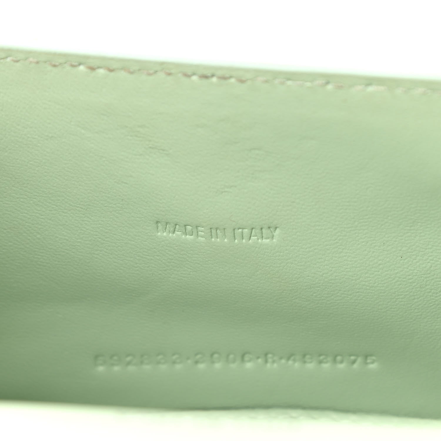 Balenciaga Shiny Calfskin Crocodile Embossed Hourglass Top Handle Bag XS Light Green 7 of 20