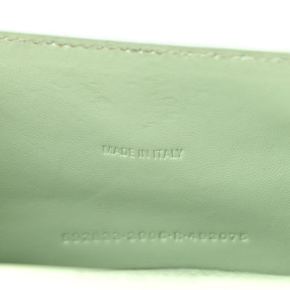 Balenciaga Shiny Calfskin Crocodile Embossed Hourglass Top Handle Bag XS Light Green 7 of 20