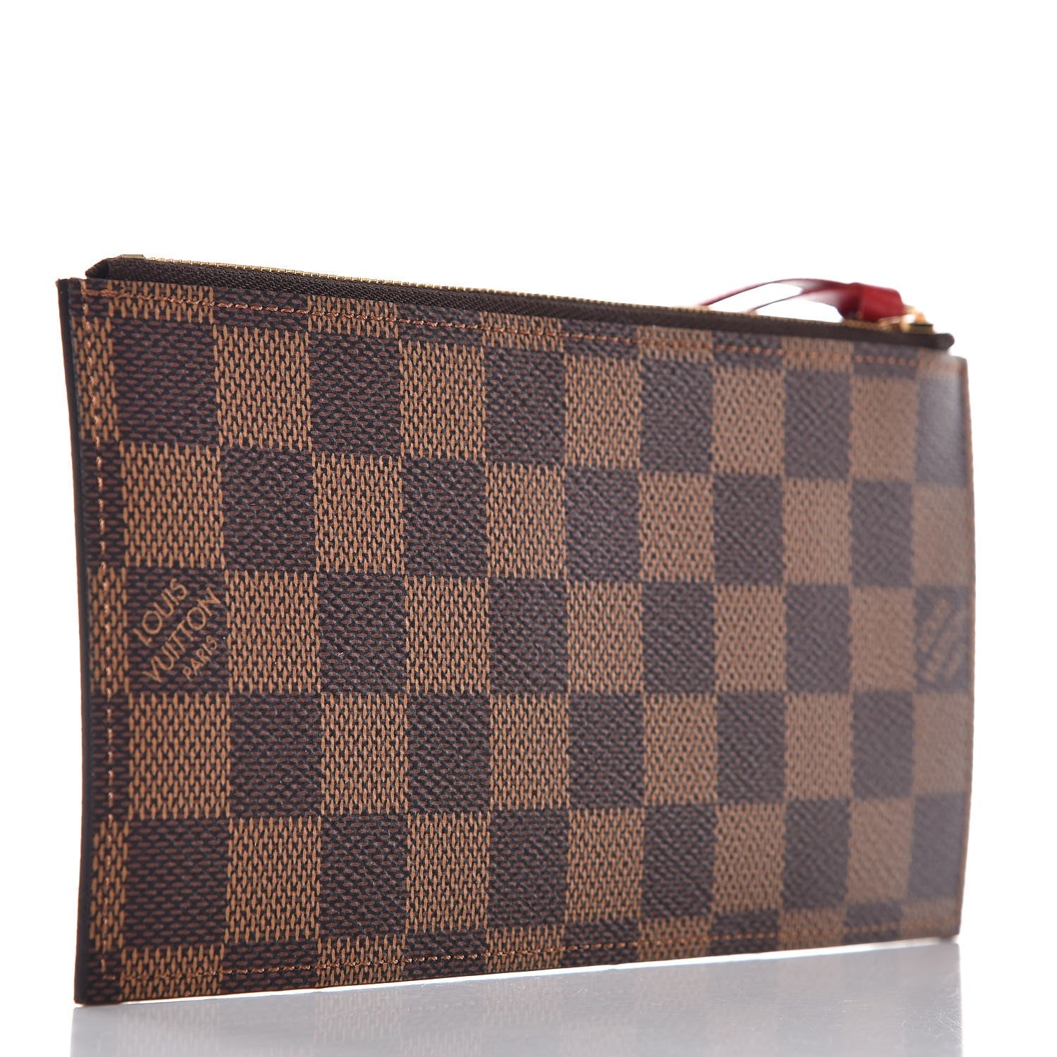 Louis Vuitton Damier Ebene Felicie Chain Wallet Zippered Insert 3 of 6