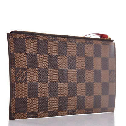 Louis Vuitton Damier Ebene Felicie Chain Wallet Zippered Insert 3 of 6