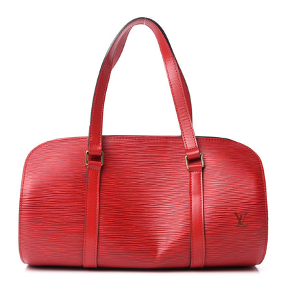 Louis Vuitton Epi Soufflot Castillan Red 3 of 11