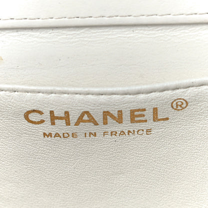 Chanel Glazed Calfskin Quilted Small Flap White 6 of 19