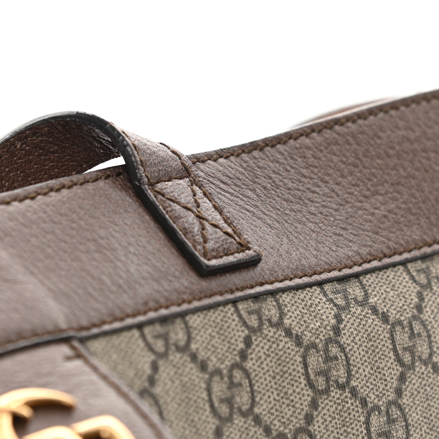 Gucci GG Supreme Monogram Web Ophidia Tote Brown 16 of 16
