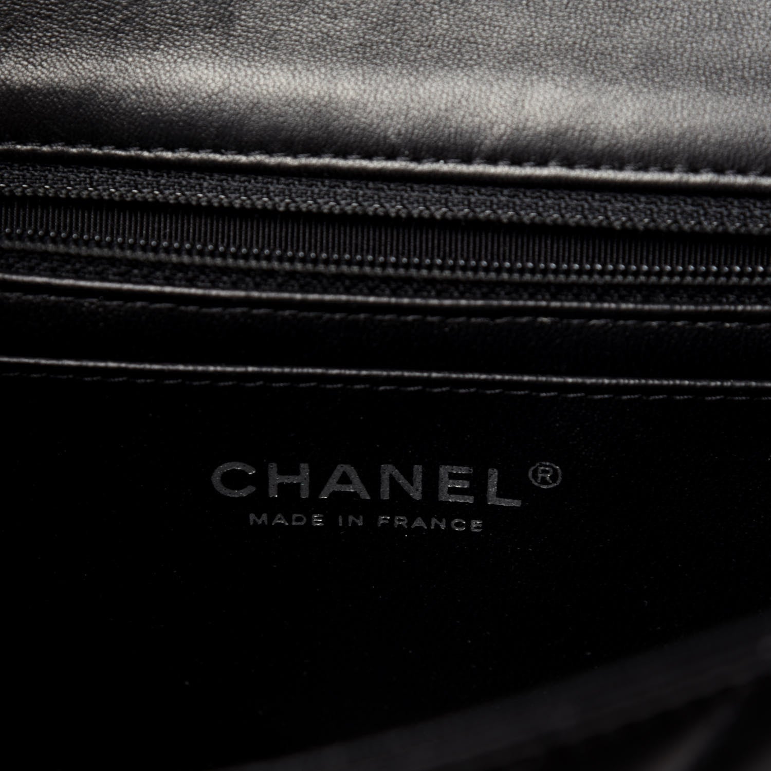 Chanel Lambskin Chevron Quilted Mini Rectangular Flap So Black 6 of 11
