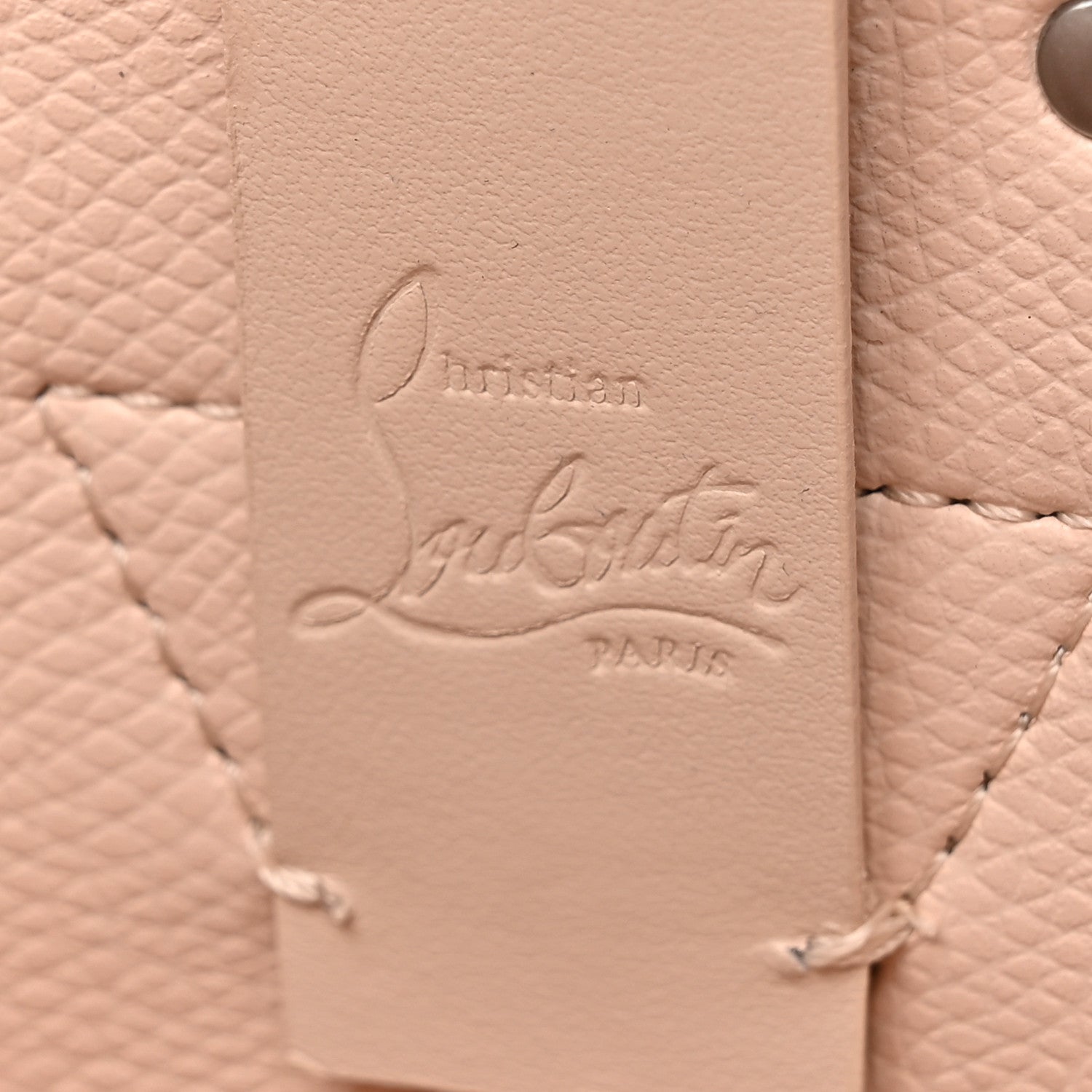 Christian Louboutin Calfskin Spiked Mini Cabachic Mini Bucket Bag Leche 6 of 16