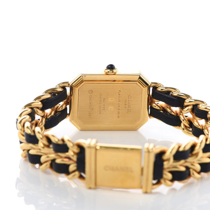 Chanel Stainless Steel Lambskin 20mm Chain Premiere Quartz Watch Gold L 5 of 6