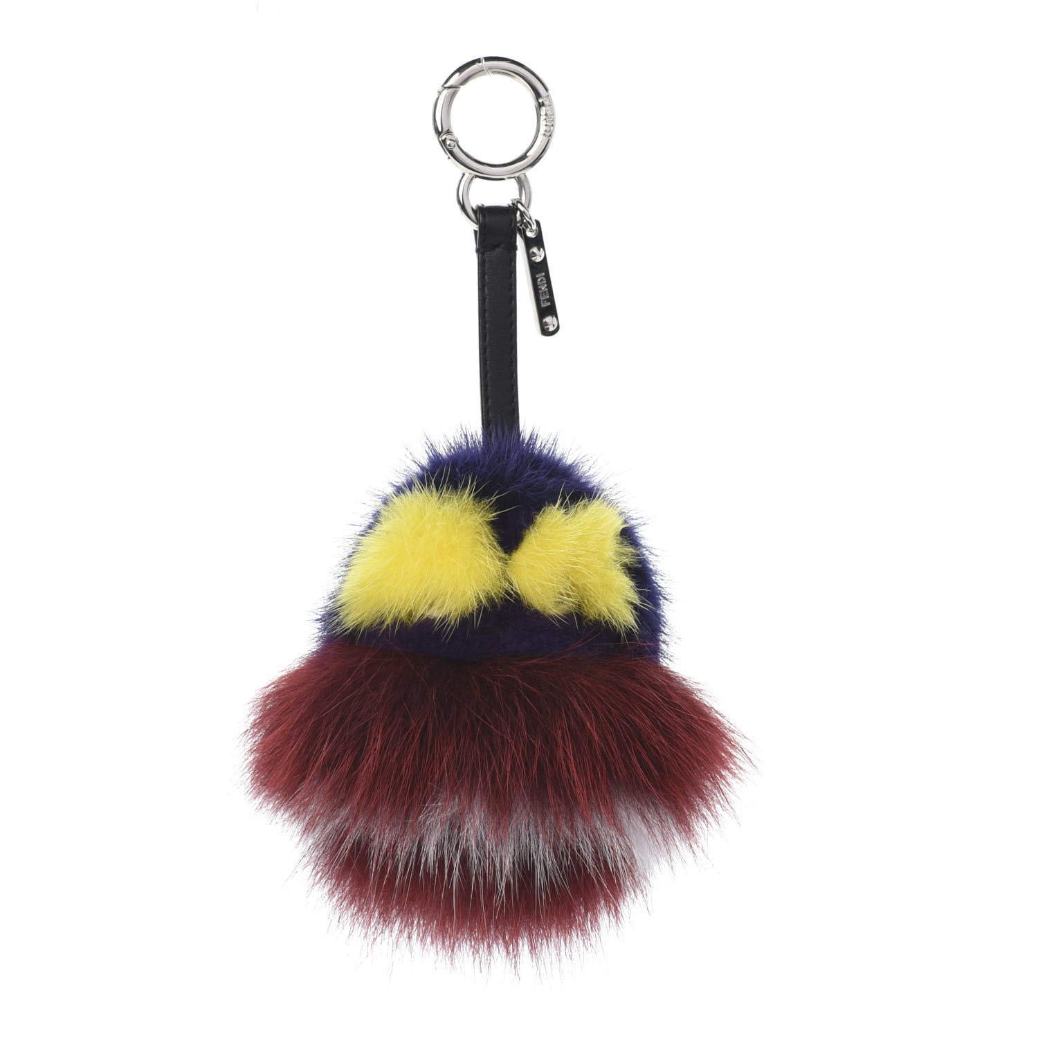 Fendi Mink Fox Fur Kid Monster Bag Bug Charm Multicolor 1 of 4