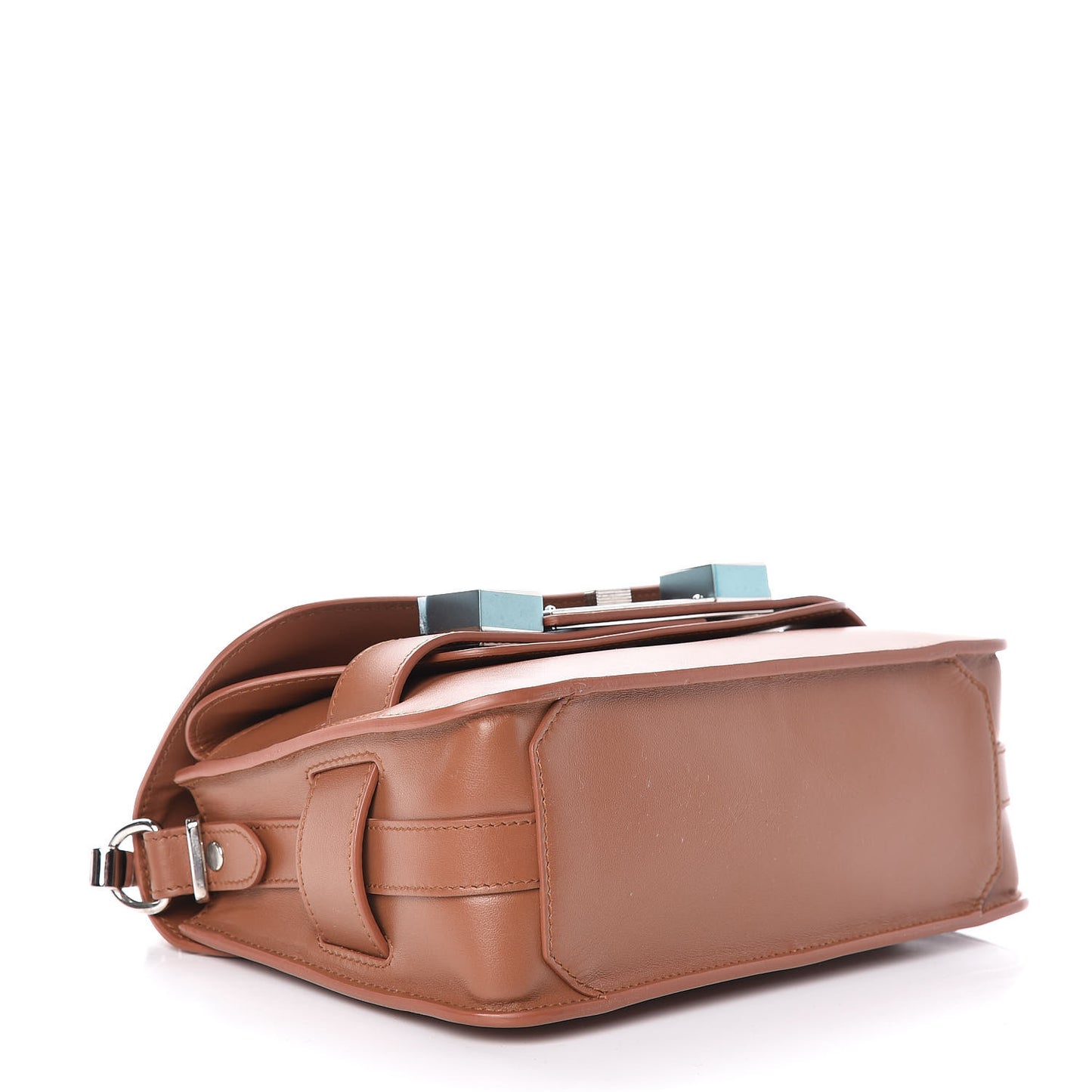 Smooth Calfskin Mini PS11 Classic Shoulder Bag Caramel