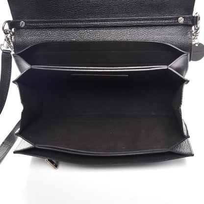 Givenchy Sugar Goatskin Medium GV3 Shoulder Bag Black 5 of 10