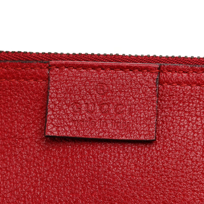 Gucci Soft Grained Calfskin Web Medium Jackie Hobo Red 7 of 13