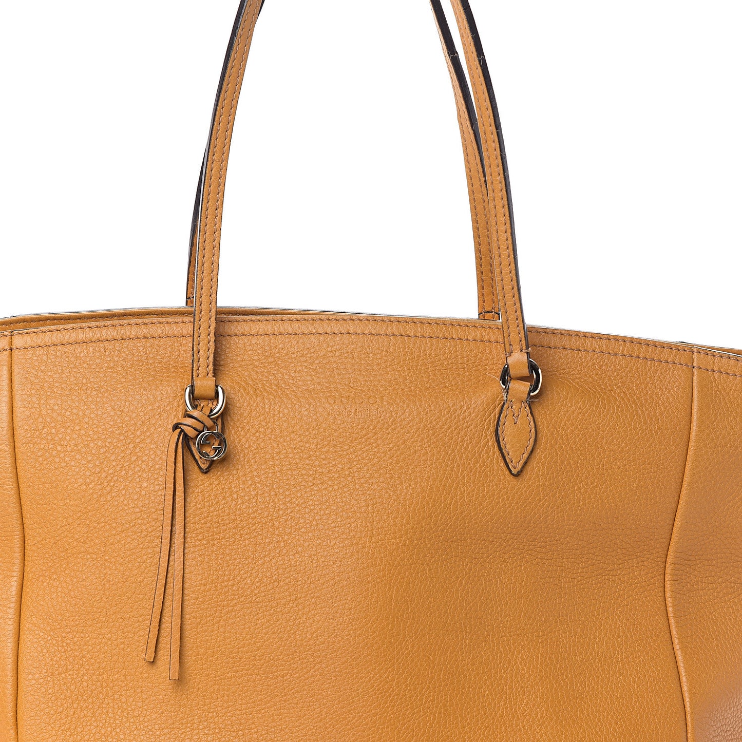 Calfskin Bree Zippered Tote Bumblebee