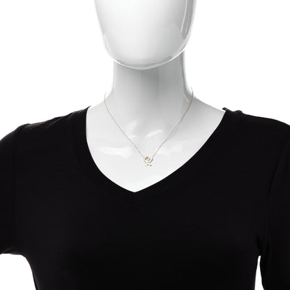 Tiffany 18K Yellow Gold Diamond Small Paloma Picasso Loving Heart Pendant Necklace 2 of 5