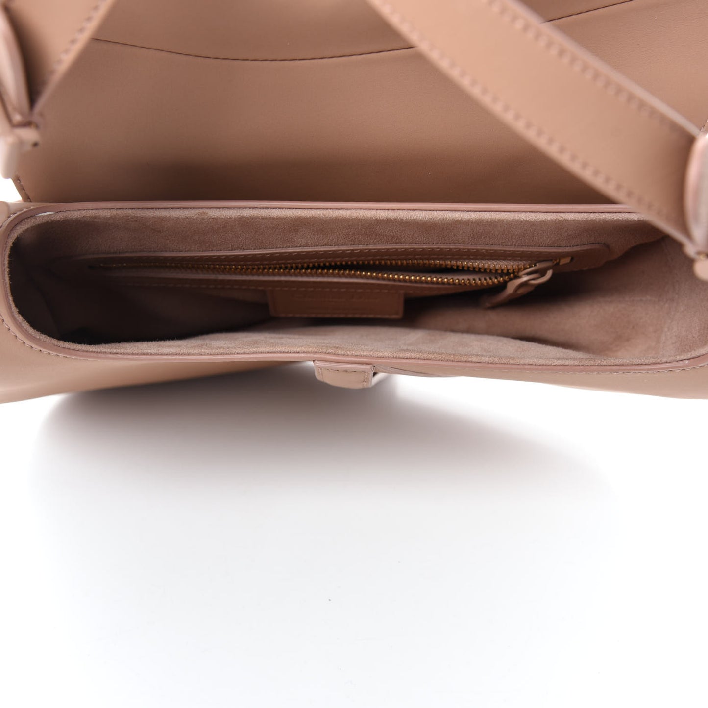 Ultra Matte Calfskin Saddle Bag Blush