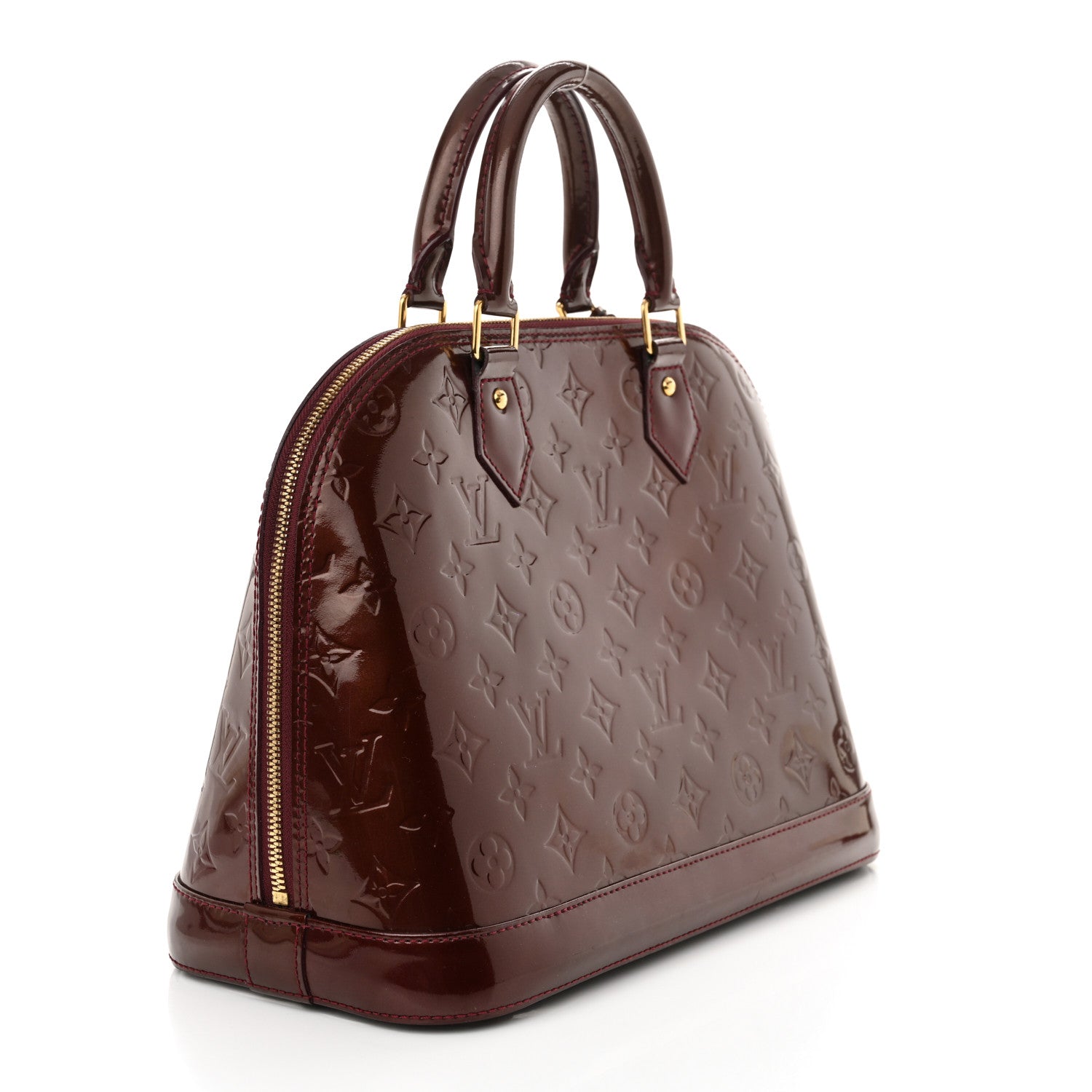 Louis Vuitton Vernis Alma PM Rouge Fauviste 3 of 11