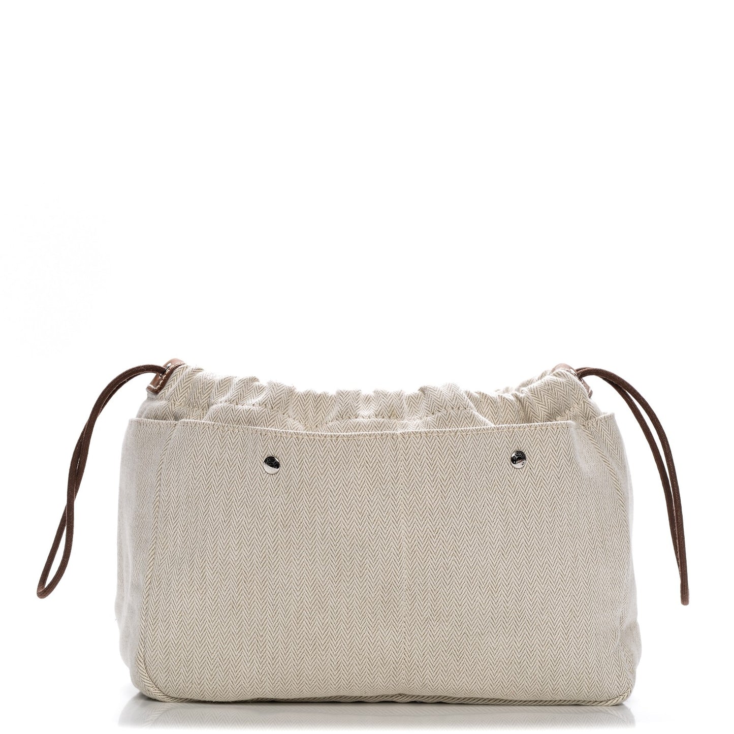 Canvas Barenia Fourbi 25 MM Pouch Naturel Fauve