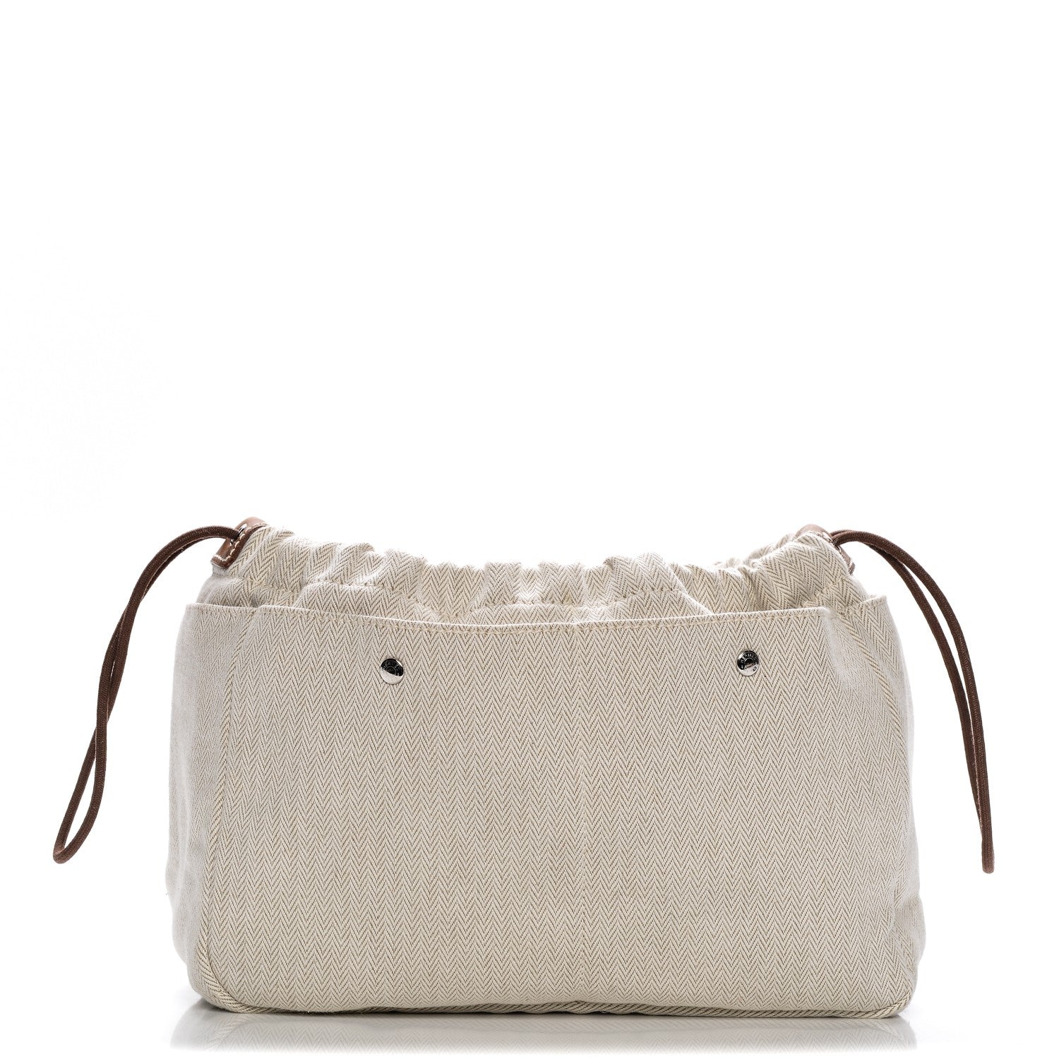 Hermes Canvas Barenia Fourbi 25 MM Pouch Naturel Fauve 1 of 10