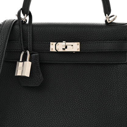 Hermes Togo Kelly Retourne 25 Black 8 of 11