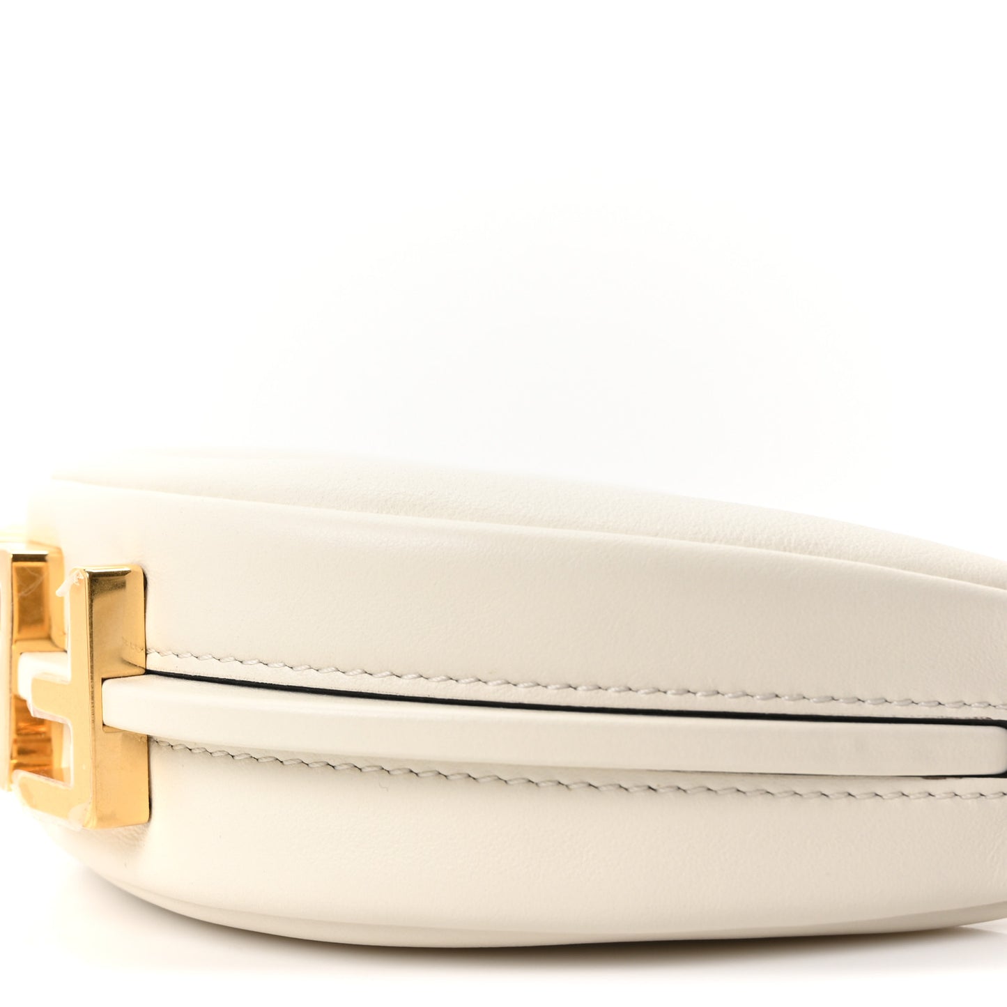 Vitello Grace Matte Nano Fendigraphy Hobo Charm White Ice