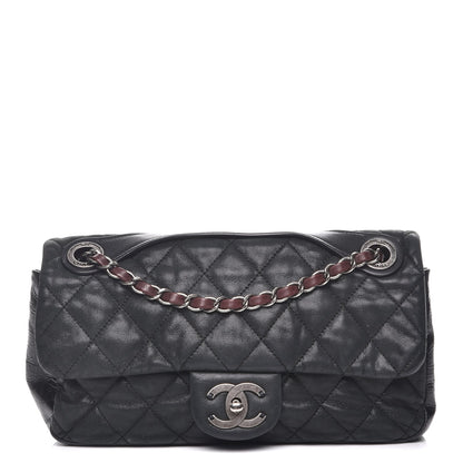 Chanel Iridescent Calfskin Medium In The Mix Flap Black 1 of 9