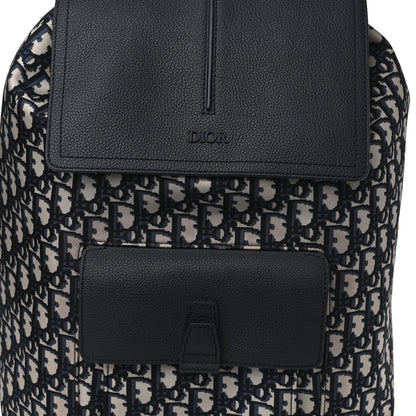 Christian Dior Oblique Motion Backpack Blue 8 of 11