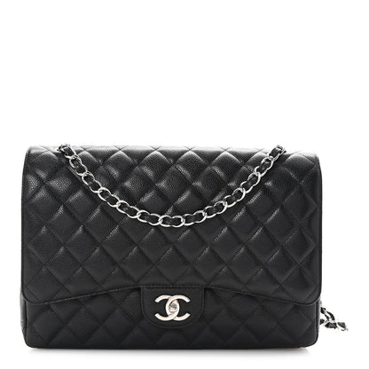 Chanel Caviar Quilted Maxi Double Flap Black 1 of 9