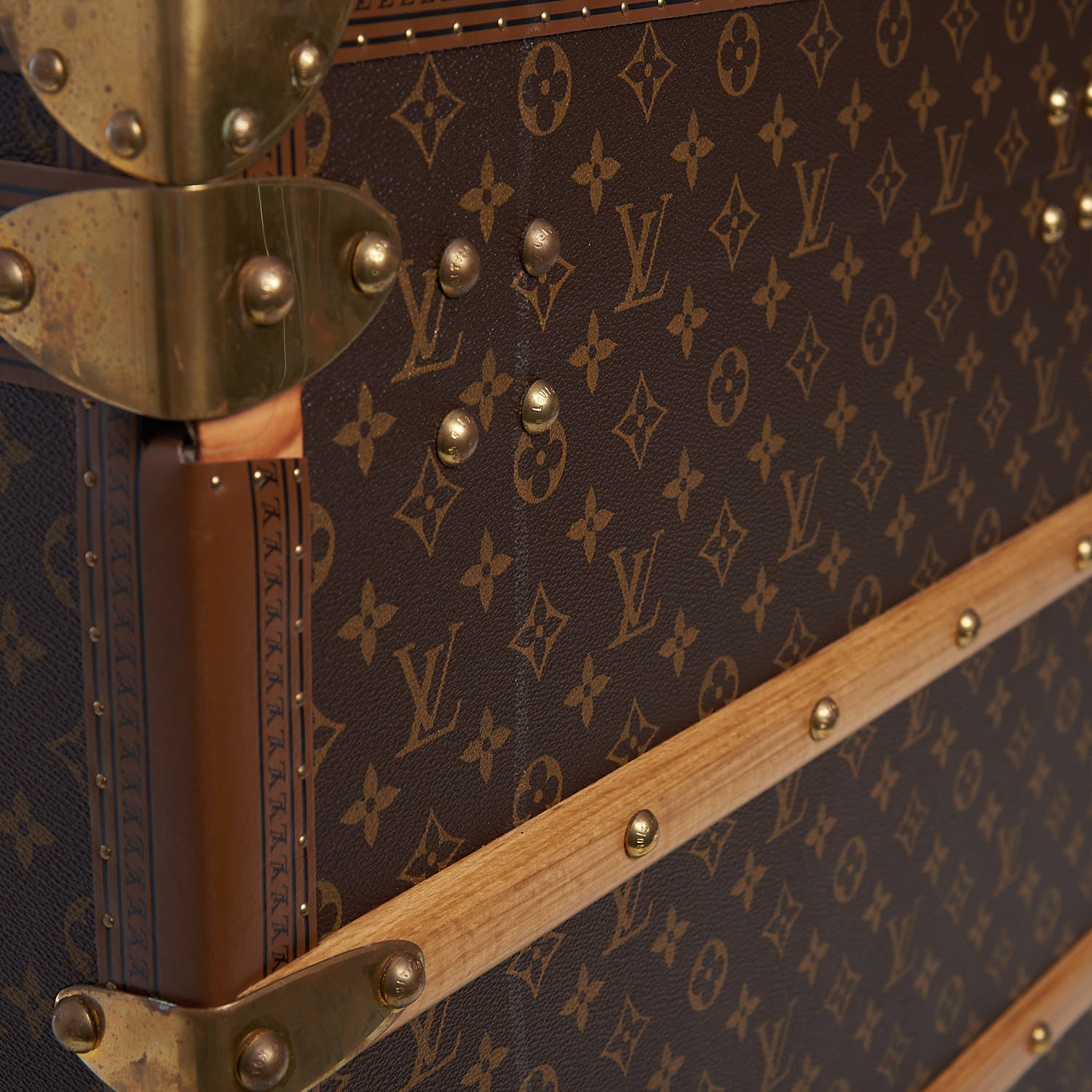 Louis Vuitton Monogram Malle Courrier Lozine Trunk 110 49 of 50