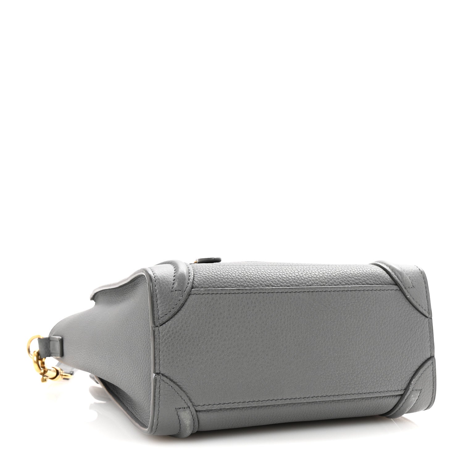 Celine Baby Drummed Calfskin Nano Luggage Kohl 4 of 10