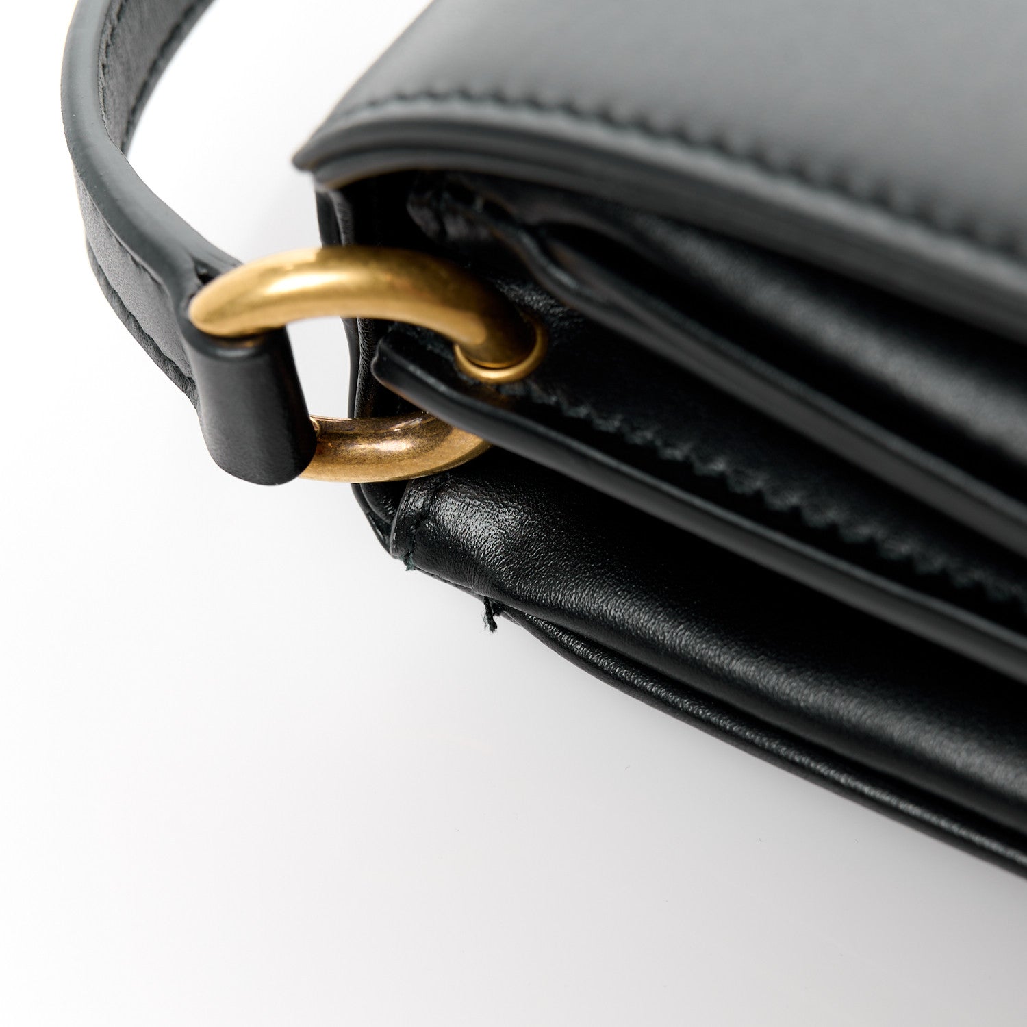 Saint Laurent Smooth Calfskin Le Maillon Satchel Black 14 of 14