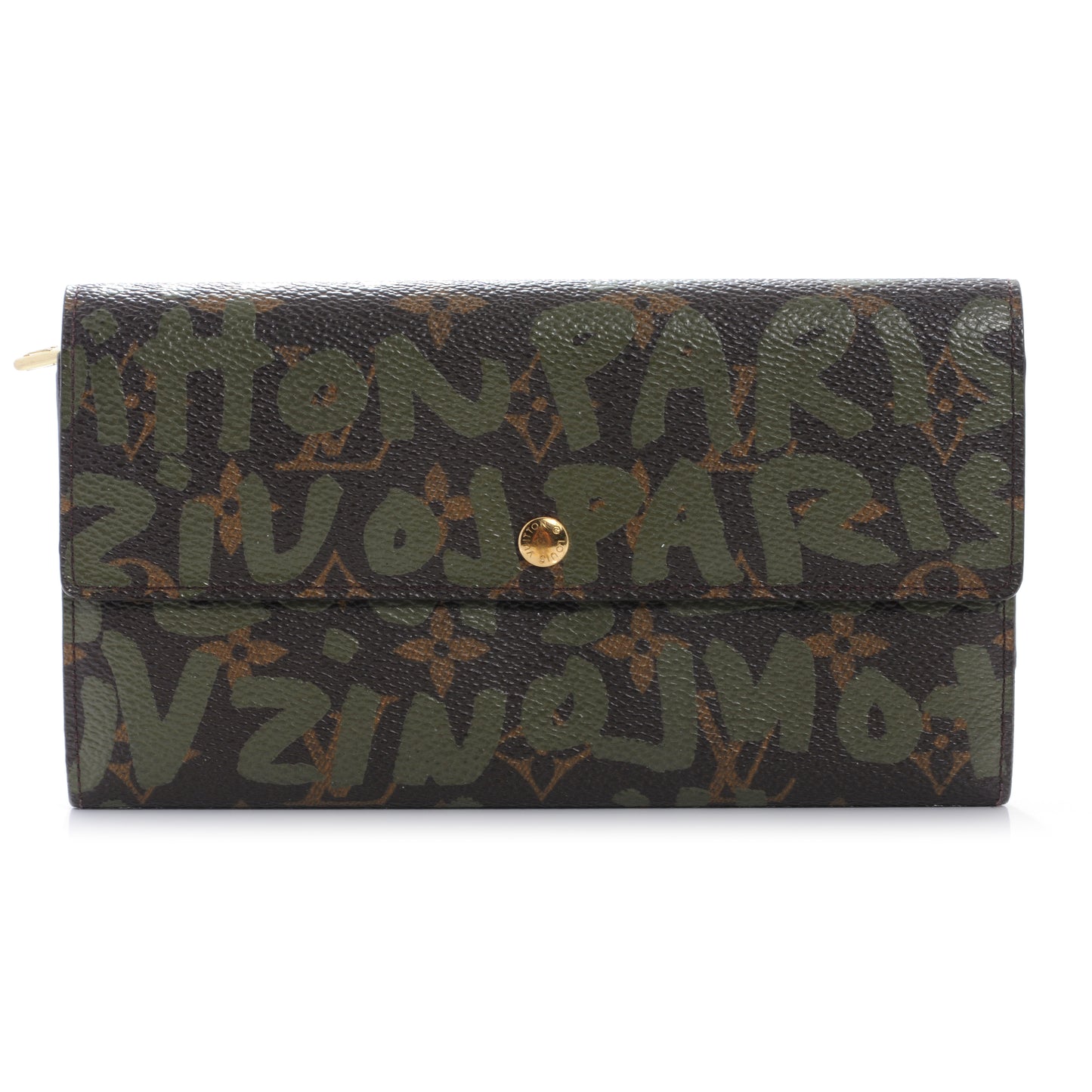 Monogram Graffiti Porte-Monnaie Wallet Kaki