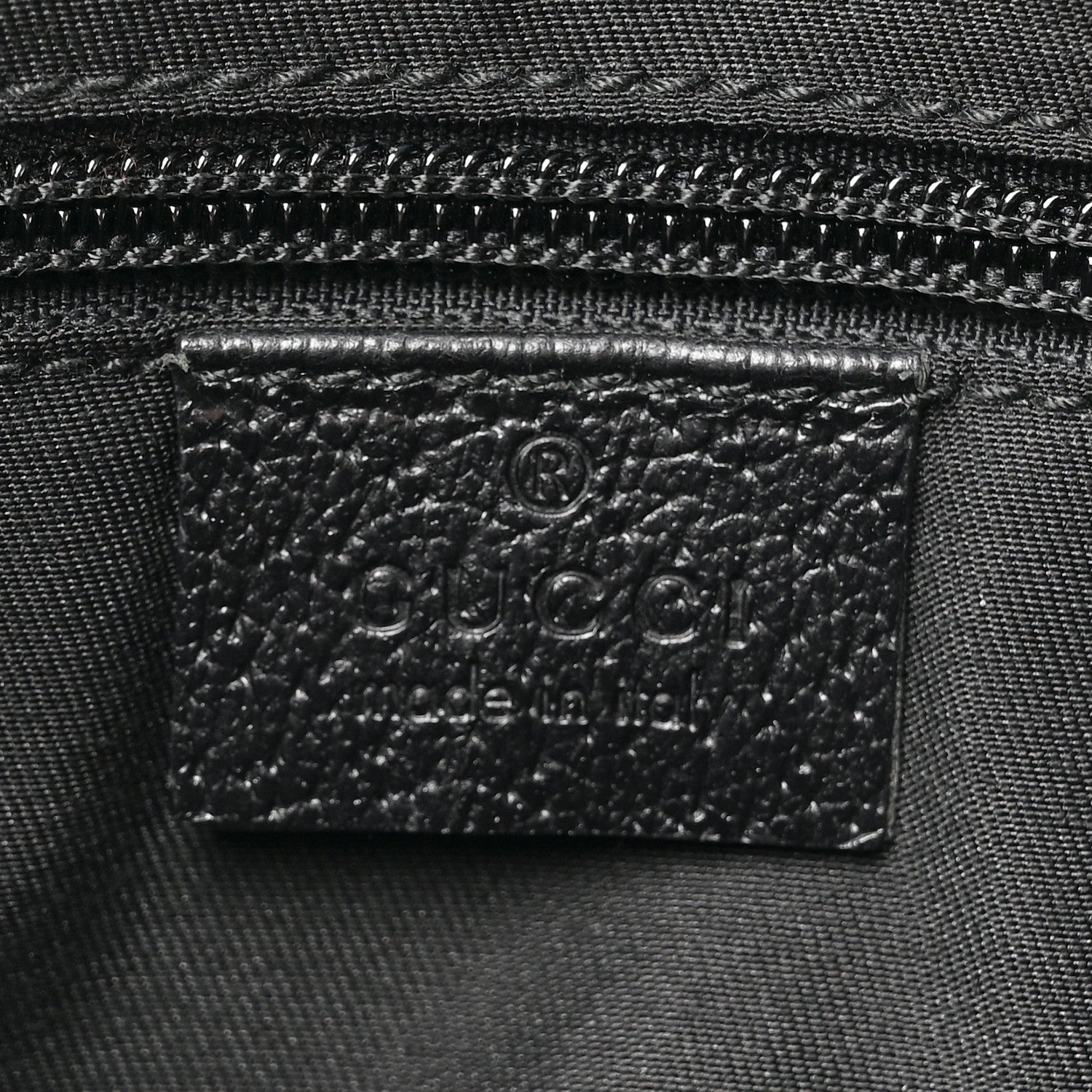 Gucci Monogram Medium Half Moon Hobo Black 6 of 12