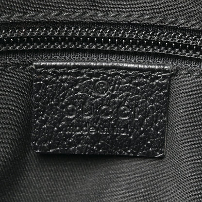 Gucci Monogram Medium Half Moon Hobo Black 6 of 12