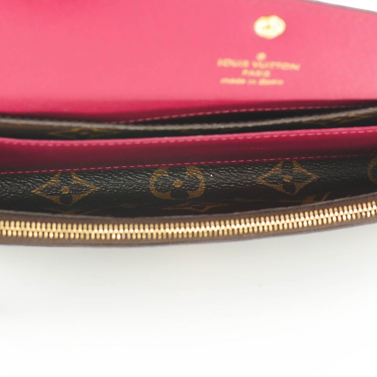 Monogram Emilie Wallet Fuchsia