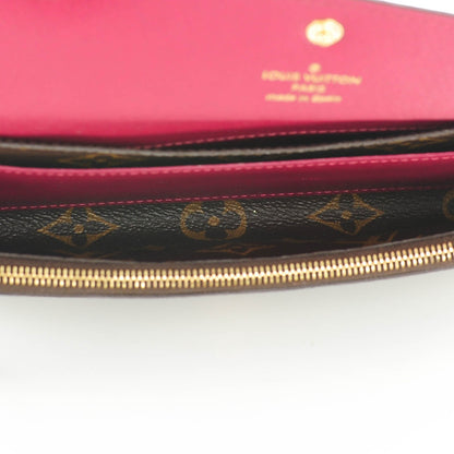 Louis Vuitton Monogram Emilie Wallet Fuchsia 5 of 7
