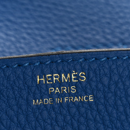 Hermes Togo Birkin 25 Bleu Zellige 6 of 10
