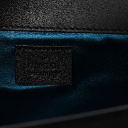 Gucci Velvet Crystal Square G Shoulder Bag Black 6 of 10