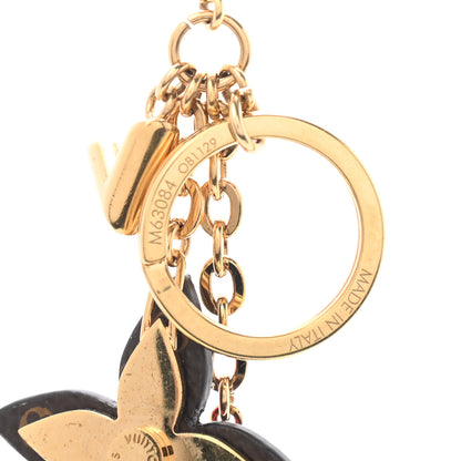 Louis Vuitton Monogram Blooming Flowers Bag Charm Key Holder Brown 3 of 3