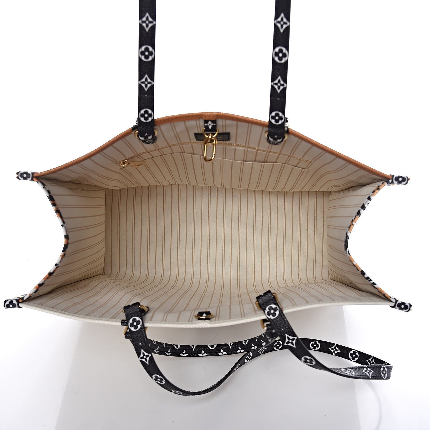 Louis Vuitton Monogram Giant Jungle Onthego GM Ivory 5 of 9