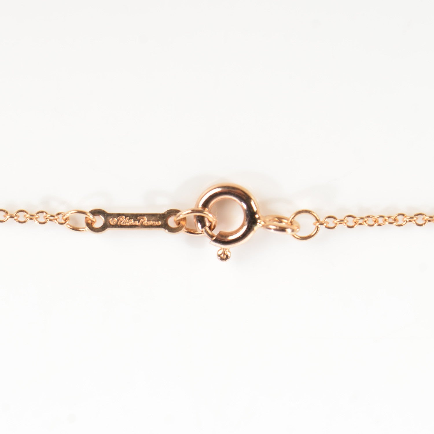 Tiffany 18K Rose Gold Diamond Paloma Picasso Love Pendant Necklace 3 of 4