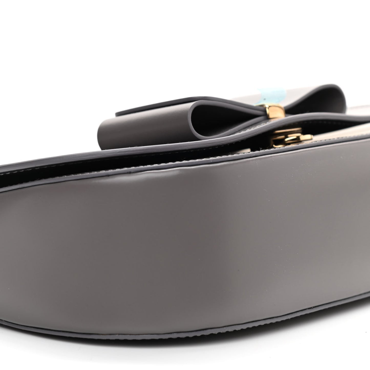 Smooth Calfskin Anna Shoulder Bag Urban Grey