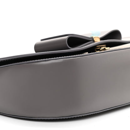 Salvatore Ferragamo Smooth Calfskin Anna Shoulder Bag Urban Grey 7 of 8
