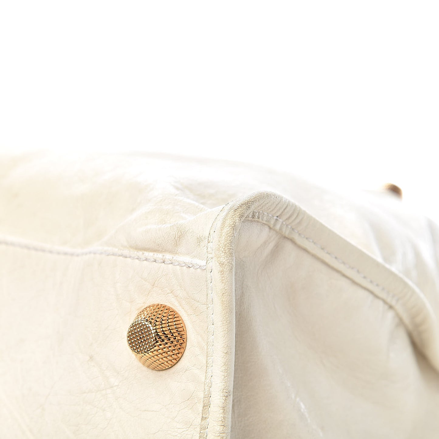 Agneau Giant 21 Gold Hardware Work Natural