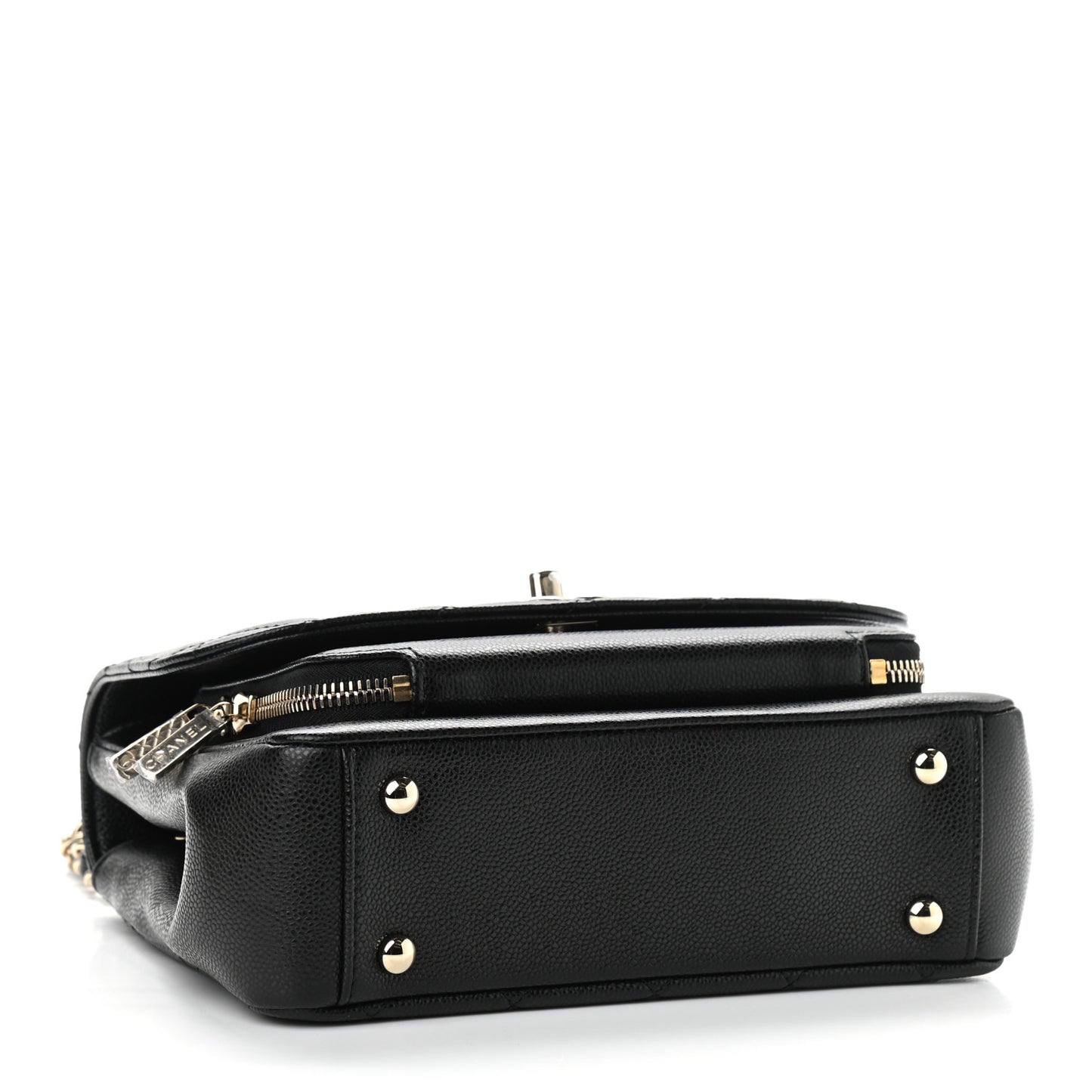 Caviar Quilted Medium Business Affinity Flap Black